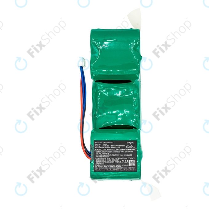 iRobot Roomba Combo-series, Ecovacs Deebot-series - Batterie 4720110, DM88 Ni-MH 12.0V 3000mAh HQ
