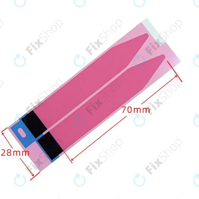 Adhésif universel pour batterie - 28 x 70 mm