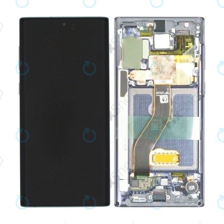 Samsung Galaxy Note 10 - Écran LCD + Écran tactile + Cadre (Aura Glow) - GH82-20817C, GH82-20818C Genuine Service Pack
