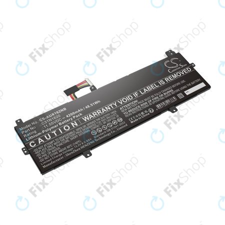 Batterie pour Asus BX430, Expertbook B5440fa, P5240ua-1a, 4200mAh, Li-Pol, 11.55V, C31N1620, HQ