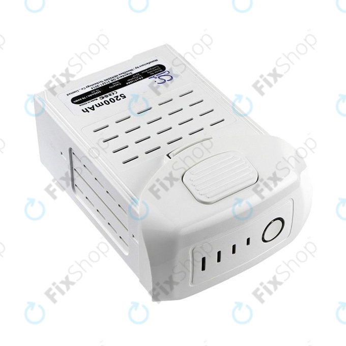 Batterie pour DJI Phantom 4, 5200mAh, Li-Pol, 15.2V, HQ