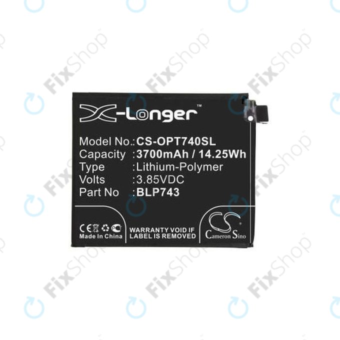OnePlus 7T - Batterie BLP743 3700mAh HQ