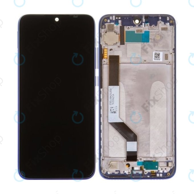 Xiaomi Redmi Note 7 - Écran LCD + Écran Tactile + Cadre (Neptune Blue) - 5610100140C7, 561010020033, 561010034033 Genuine Service Pack