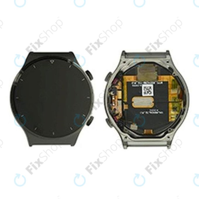 Huawei Watch GT 2 Pro Vidar-B19 - Écran LCD + Écran tactile + Cadre (Night Black) - 02353VUA Genuine Service Pack