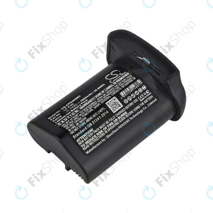 Batterie pour Canon 1D Mark 3, EOS-1D MarkIII, Mr-14ex, 2600mAh, Li-Ion, 11.1V, LP-E4N, HQ