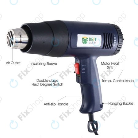 Best BST-8016 - Pistolet à air comprimé (3A)