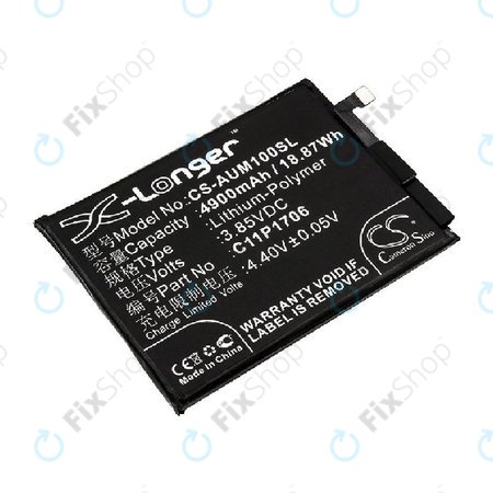 Batterie pour Asus Zenfone Max Pro M1 ZB602KL, 4900mAh, Li-Pol, 3.85V, 0B200-02870200, HQ