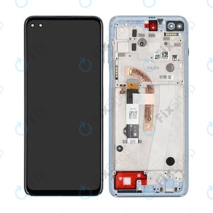 Motorola Moto G100 XT2125 - Écran LCD + Ecran Tactile + Cadre (Ciel Irisé) - 5D68C18073 Genuine Service Pack