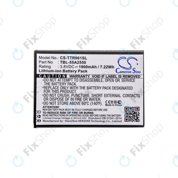 Batterie pour TP-Link M7350, 1900mAh, Li-ion, 3.8V, TBL-55A2550, HQ