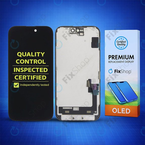 Apple iPhone 15 - Écran LCD + Ecran Tactile + Cadre Soft OLED FixPremium