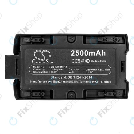 Batterie pour Parrot Bebop 2, Parrot Bebop 2 Pro, 2500mAh, Li-Pol, 11.1V, HQ