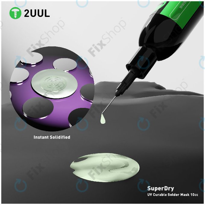 Masque de soudure polymérisable aux UV, 2UUL SC55, 10cc