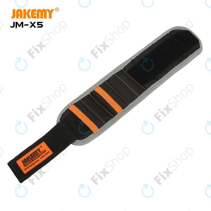 Jakemy JM-X5 - Bracelet de rangement magnétique pour vis, clous et embouts