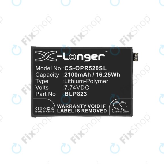 Oppo Reno 5 Pro - Batterie BLP823 2100mAh HQ