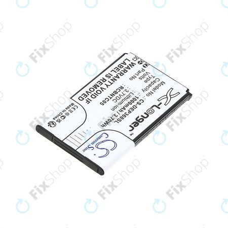 Batterie pour Doro Primo 368, 1000mAh, Li-Ion, 3.7V, RCBNTC05, HQ