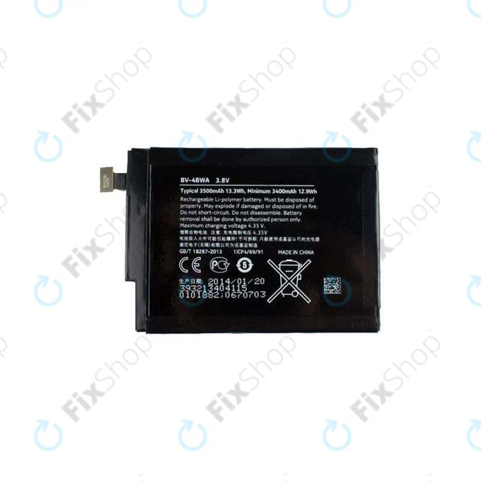 Nokia Lumia 1320 - Batterie BV-4BWA 3500mAh