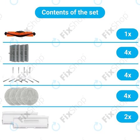 Xiaomi Robot Vacuum H40 - Ensemble complet