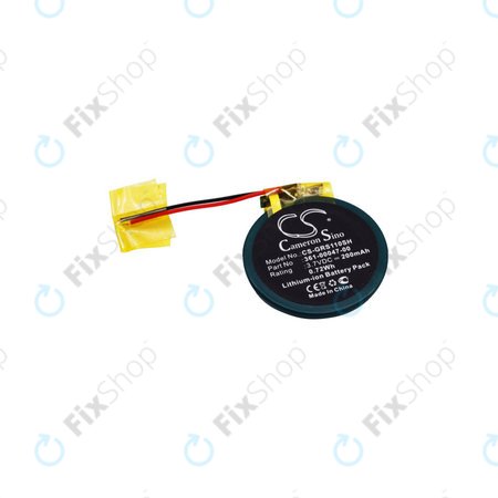 Batterie pour Garmin Approach S1, S3, S4, Forerunner 110, 210, S1, 200mAh, Li-Ion, 3.7V, 361-00047-00, HQ