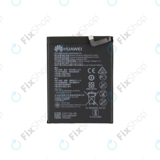 Huawei Y9 (2018) - Batterie HB406689ECW 3900mAh - 24022860, 24022692, 24022241