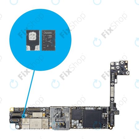 Apple iPhone 8 - Circuit intégré d'alimentation Q3200 / Q3201