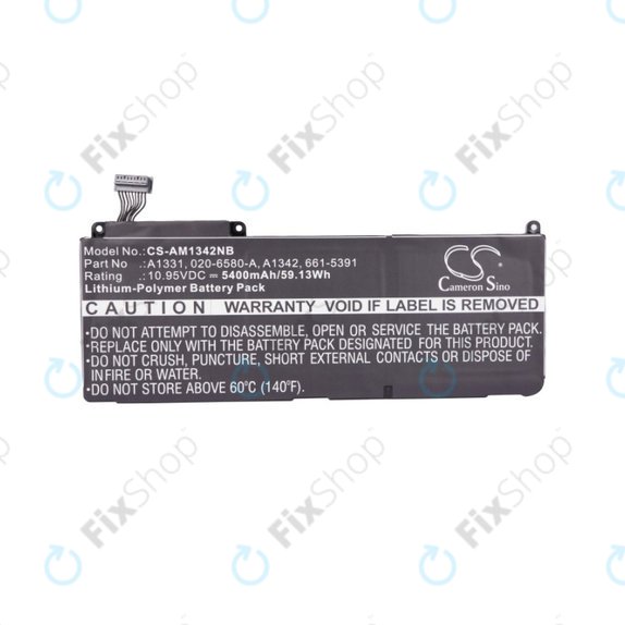 Apple MacBook 13" A1342 (Fin 2009 - Mi 2010) - Batterie A1331 5400mAh HQ