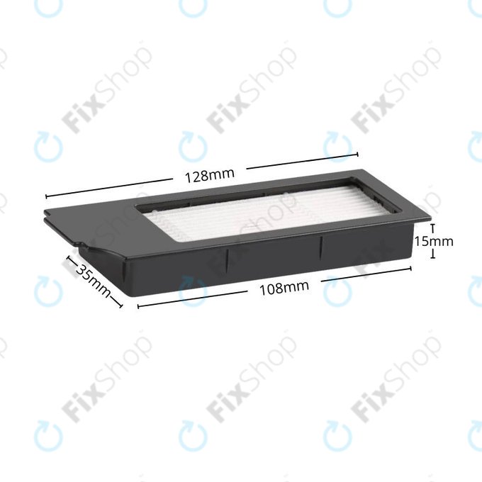 Filtre à poussière, 2 pièces pour Ecovacs Deebot X1-series, T10-series