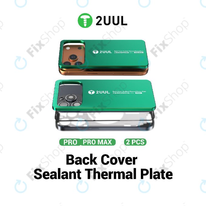 Plaque de pressage thermique pour vitre arrière, 2UUL DA68, 2 pcs/pack