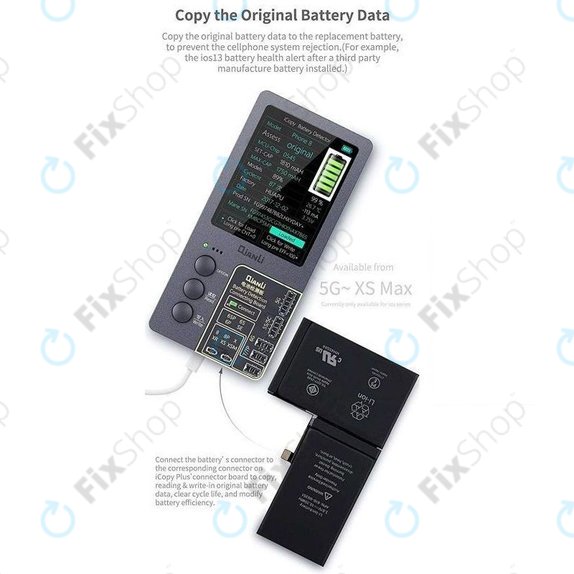 QianLi iCopy Plus 2.2 - True Tone, capteur de lumière, programmeur de vibrations et testeur de batterie (iPhone 7 - 11 Pro Max)