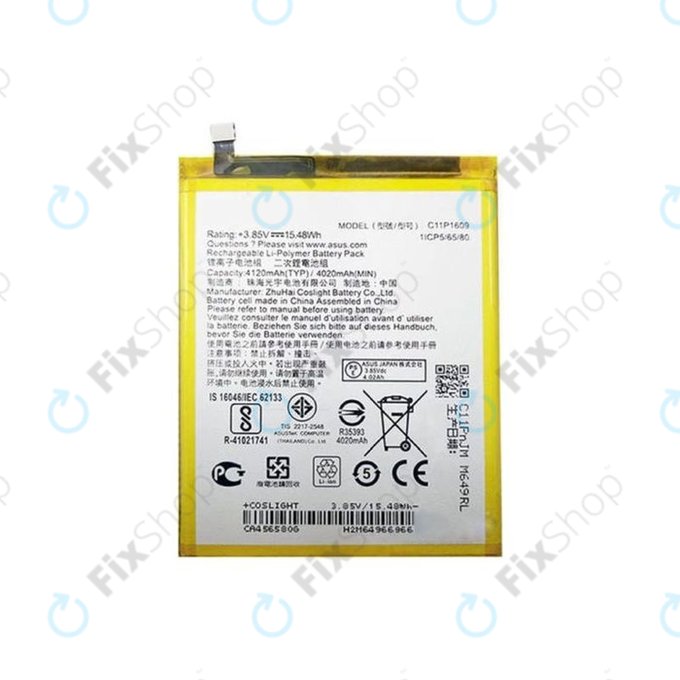 Asus ZenFone 3 Max ZC553KL (X00DD) - Batterie C11P1609 4120mAh