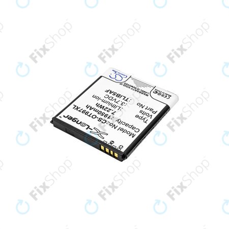 Batterie pour Alcatel One Touch 997, X Pop, TCL S710, S800, 1950mAh, Li-Ion, 3.7V, TLiB5AF, HQ