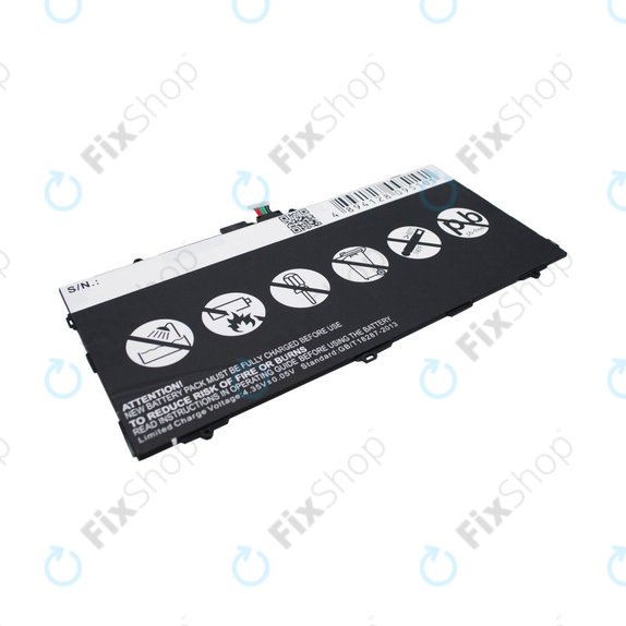 Batterie pour Samsung Galaxy Tab S 10.5, 7900mAh, Li-Pol, 3.8V, EB-BT800FBC, HQ