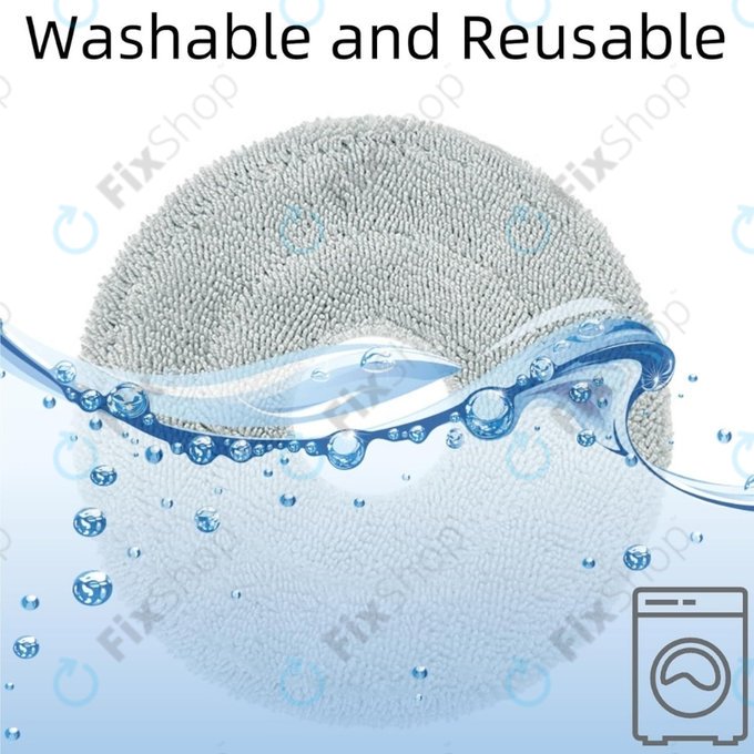 Chiffon de vadrouille, 2 pièces pour Xiaomi Robot Vacuum X20 Max, X20 Pro