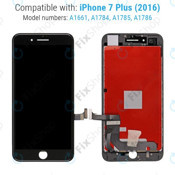 Apple iPhone 7 Plus - Écran LCD + Écran Tactile + Cadre (Noir) Refurbished
