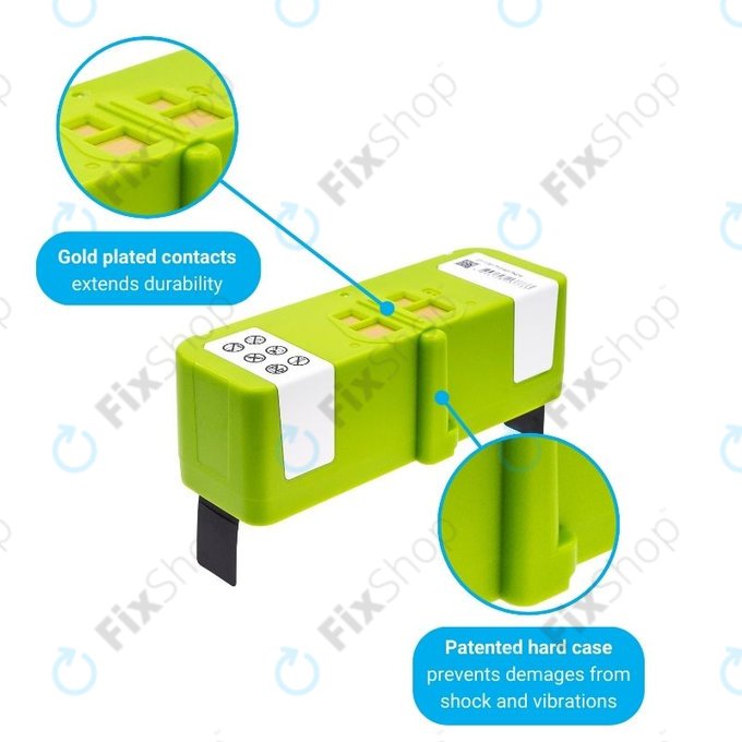 iRobot Roomba 600, 800, 900-series - Batterie 4502233, 4374392, 2130LI 14.4V 4000mAh HQ