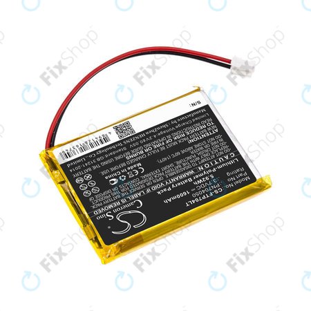 Batterie pour Fatboy Edison the Petit, LED Table Lamp Edison, 1600mAh, Li-Pol, 3.7V, PN704050, HQ