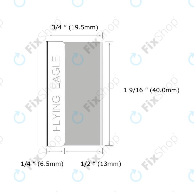 Flying Eagle - Lame de rasoir de sécurité (5pcs)