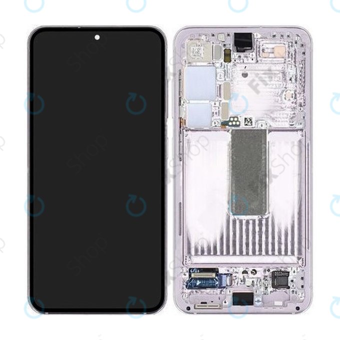 Samsung Galaxy S23 S911B - Écran LCD + Écran Tactile + Cadre (Lavande) - GH82-30481D, GH82-30480D Genuine Service Pack