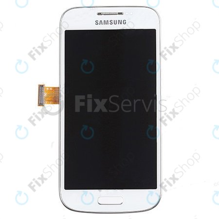 Samsung Galaxy S4 Mini i9195 - Écran LCD + Ecran Tactile + Cadre (White Frost) - GH97-14766B Genuine Service Pack