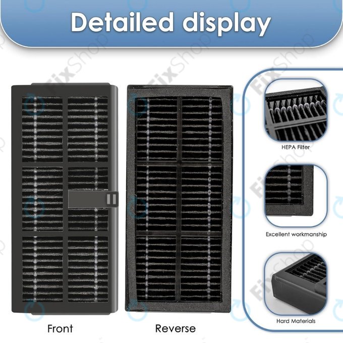 Filtre HEPA, 2 pièces pour Xiaomi Dreame X40 Ultra, L40 Ultra, X30 Ultra, L10s Ultra Gen2, L10s Pro Ultra, Mova E30 Ultra