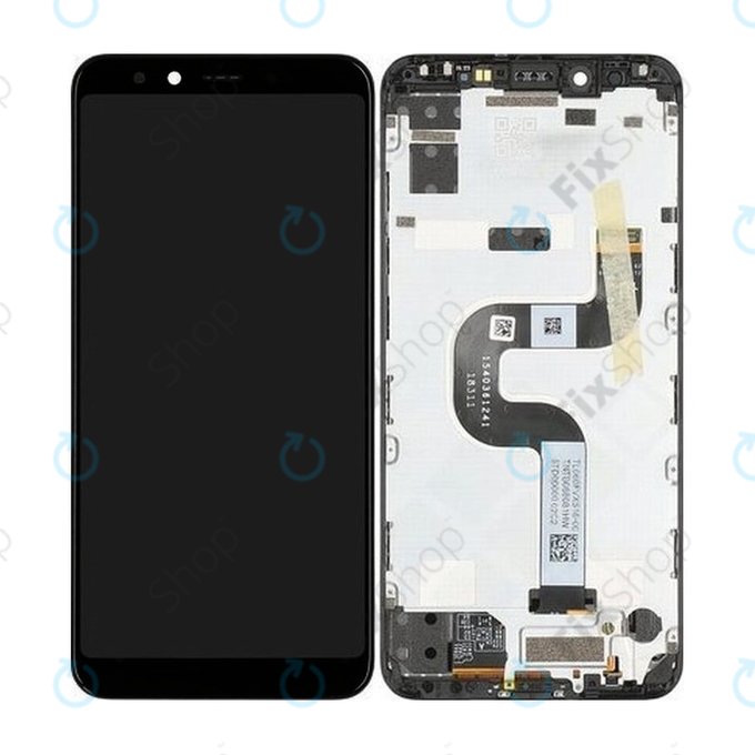 Xiaomi Mi A2 - Écran LCD + Écran Tactile + Cadre (Noir) - 5606100530B6 Genuine Service Pack
