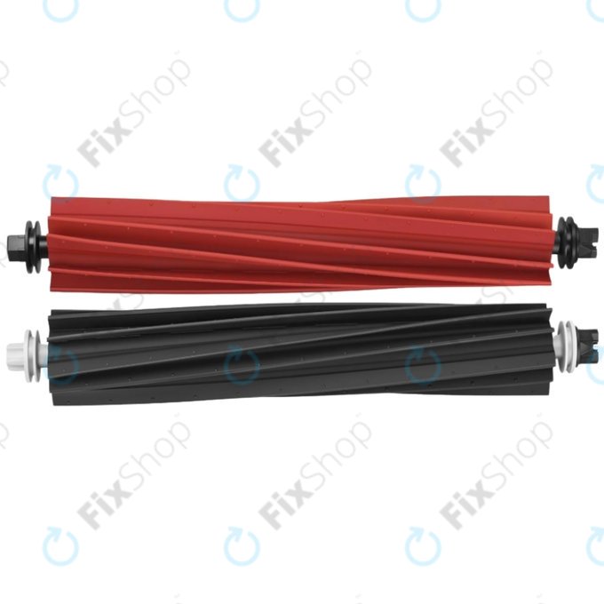 Kit de pièces de rechange pour Xiaomi Roborock Q5 Pro, Q8 Max+ (1x Brosse principale, 2x Filtre, 2x Brosse latérale – noire, 2x Chiffon de vadrouille, 2x Sac à poussière)