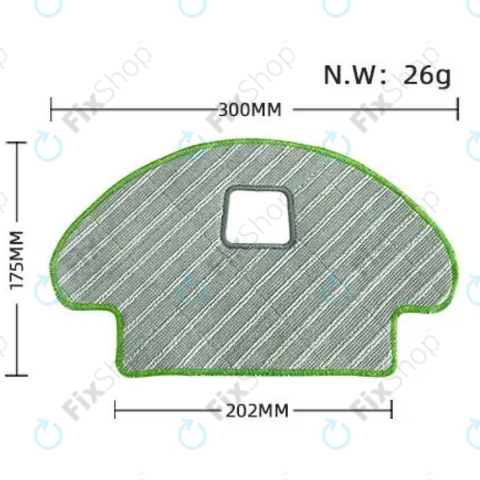 Chiffon de vadrouille, 2 pièces pour iRobot Roomba Combo 1138