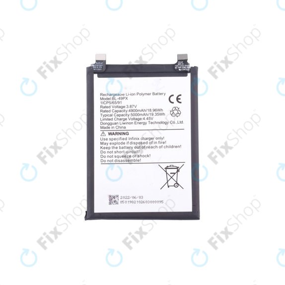 Infinix Hot 30 5G X6832 - Batterie 6000mAh