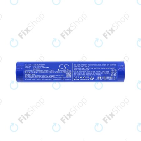 Batterie pour Maglite ML125, ML150LR, ML150LRX, 3200mAh, LiFePO4, 6.4V, ILIF-3006526, HQ