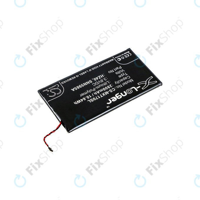 Batterie pour Motorola Moto Z2 Play XT1710-09, 2800mAh, Li-Pol, 3.8 V, HZ40, HQ