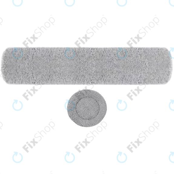 Kit de pièces de rechange pour Dreame Mova Z50 Ultra, Z5, Z5 Pro (1x Brosse principale, 2x Filtre, 2x Brosse latérale, 2x Chiffon de vadrouille, 2x Lingette latérale de lavage, 2x Sac à poussière)