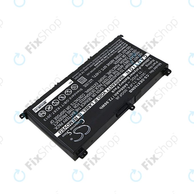 Batterie pour Dell Inspirion 15, 6400mAh, Li-Pol, 11.4V, 357F9, HQ