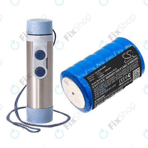 Batterie pour Servox Digital XI Speech, Servox Speech, 230mAh, Ni-MH, 7.2V, 19632, HQ