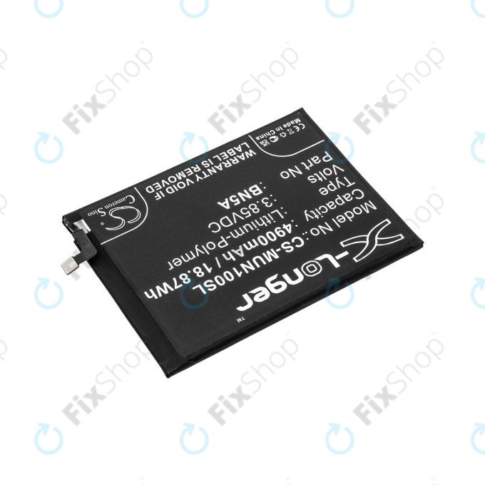 Batterie pour Xiaomi Poco M3 Pro, Redmi Note 10, Note 11, 4900mAh, Li-Pol, 3.85 V, BN5A, HQ