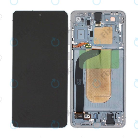 Samsung Galaxy S25 Edge - Écran LCD + Écran tactile + Cadre (Titanium Silver) OLED
